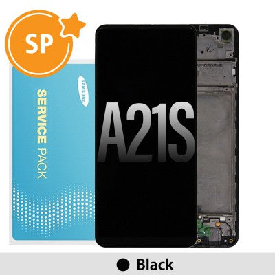 Tecguru-Samsung Galaxy A21s A217F LCD Screen Replacement Digitizer GH82-23089A / 22988A / 24641A / 24642A / 23137A (Service Pack)-Black Tecguru-Samsung Galaxy A21s A217F LCD Screen Replacement Digitizer GH82-23089A / 22988A / 24641A / 24642A / 23137A (Service Pack)-Black